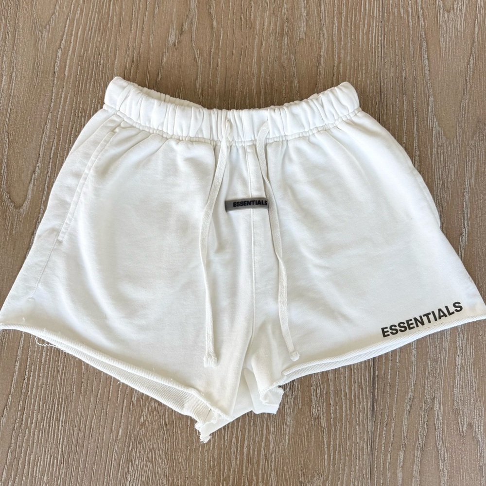 Essentials Women's White Shorts